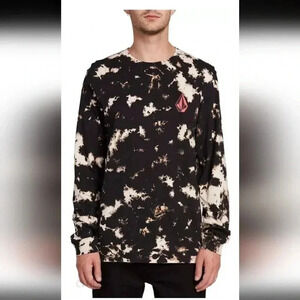VOLCOM T-Shirt - Static Noise L/S Tee Tie Dye